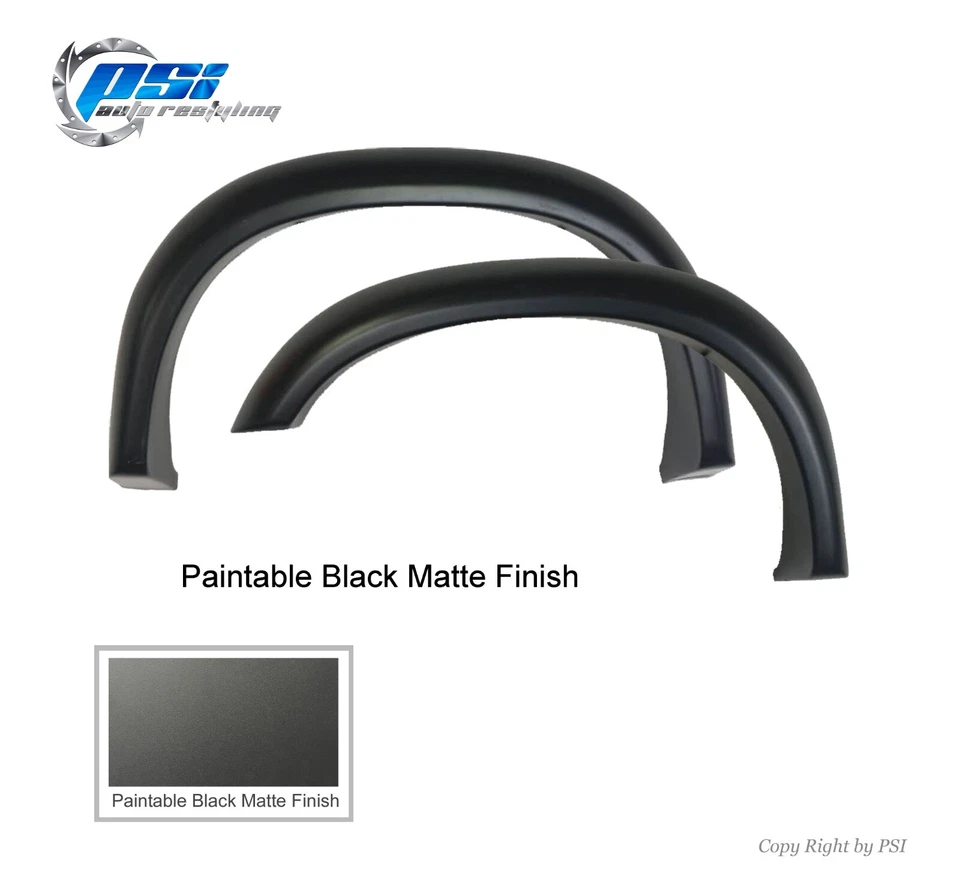Extension Style Fender Flares Fits Chevrolet Blazer 95-05; S10 94-03 , Paintable - Image 3 of 4