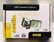 Ezcap USB Cassette Tape Capture Converter to Mp3 for Audio / Music