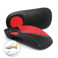 Orthotic Insoles Arch Support 3.5cm Half Shoe Sole Fixed Insert Heel Accessories