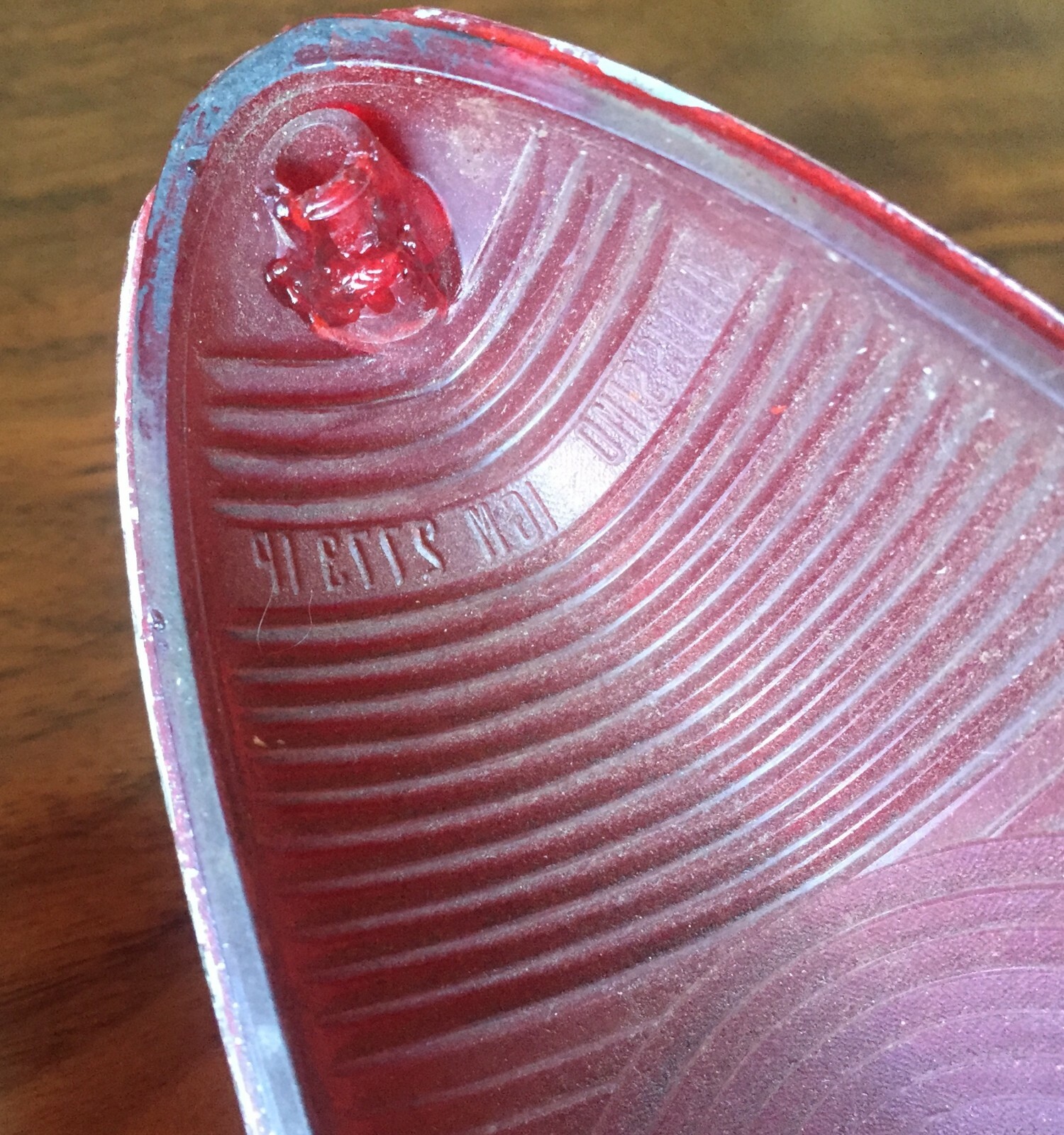 original Ferrari 250 GTE / 330 America Rear Tail Light Lens - PAIR!