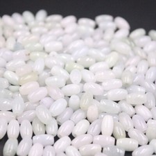 100pcs Natural Grade A Jadeite Jade Oval Beads Spacer Bead 8x5mm