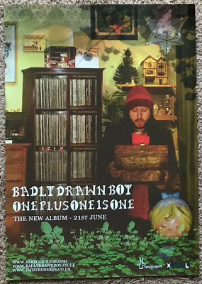 BADLY DRAWN BOY - ONE PLUS ONE IS ONE 2004 Full page UK magazine ad