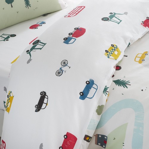 Bianca Transport Reversible Children's Duvet Cover Bedding Set Or Fitted Sheet - Picture 4 of 36