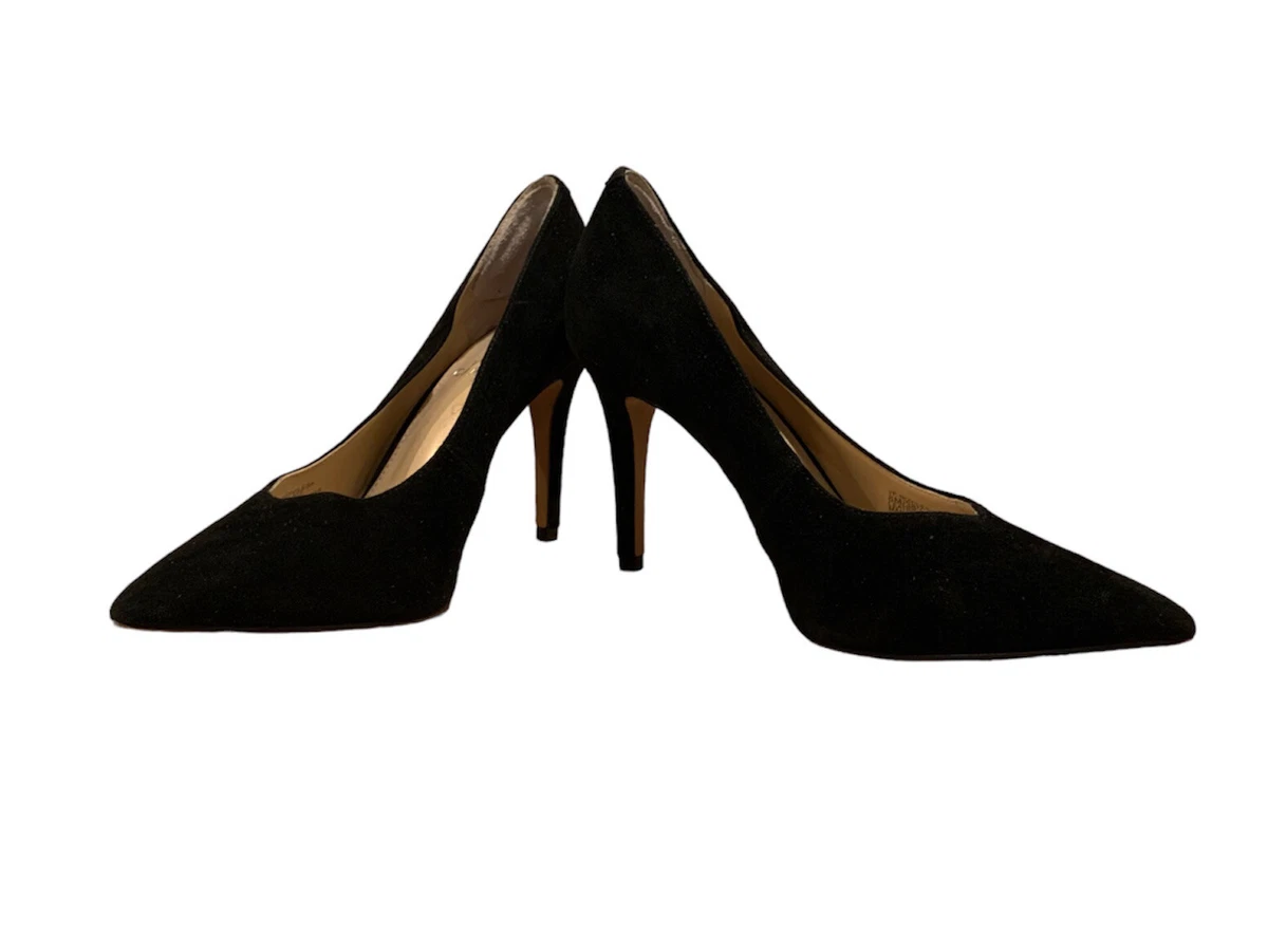 Vince camuto black suede heels outlet