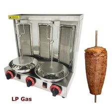 LP Gas Shawarma Machine Gas Kebab Gyro Grill Machine with Temperature Control