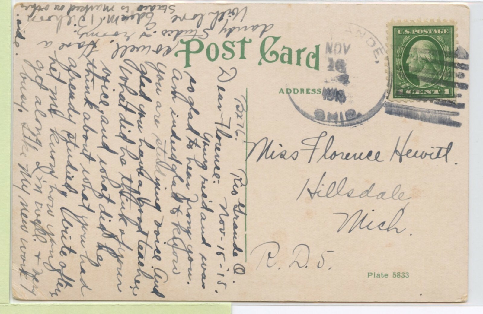 VINTAGE 1915 POSTCARD RIO GRANDE COLLEGE RIO GRANDE, OHIO eBay