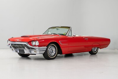 1965 Ford Thunderbird red | 24x36 inch POSTER | vintage classic