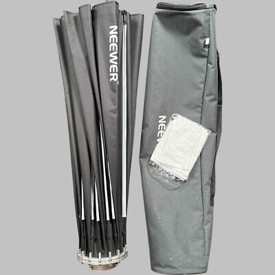 NEEWER 47.2inch/120cm Parabolic Softbox Quick Set up Quick Folding- No Honeycomb
