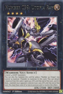 Yugioh King's Court KICO-EN045 Number C39: Utopia Ray Rare NM/M | eBay