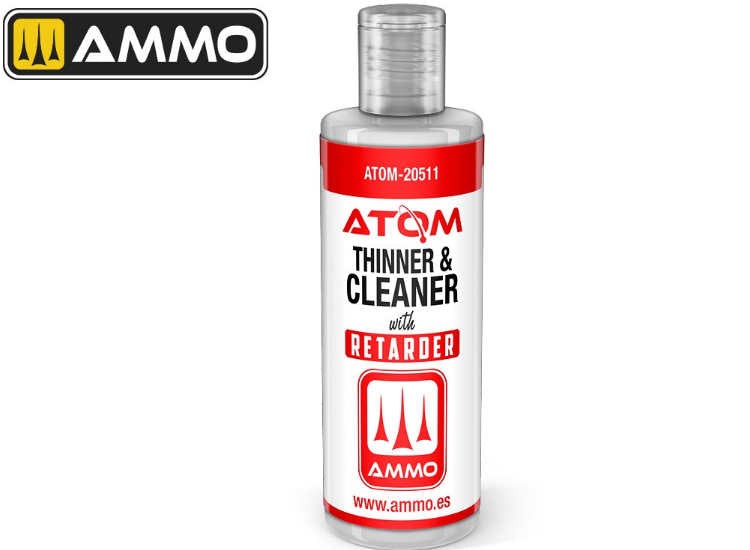 Ammo Mig A.Mig20511 60ml - ATOM Thinner and Cleaner with Retarder