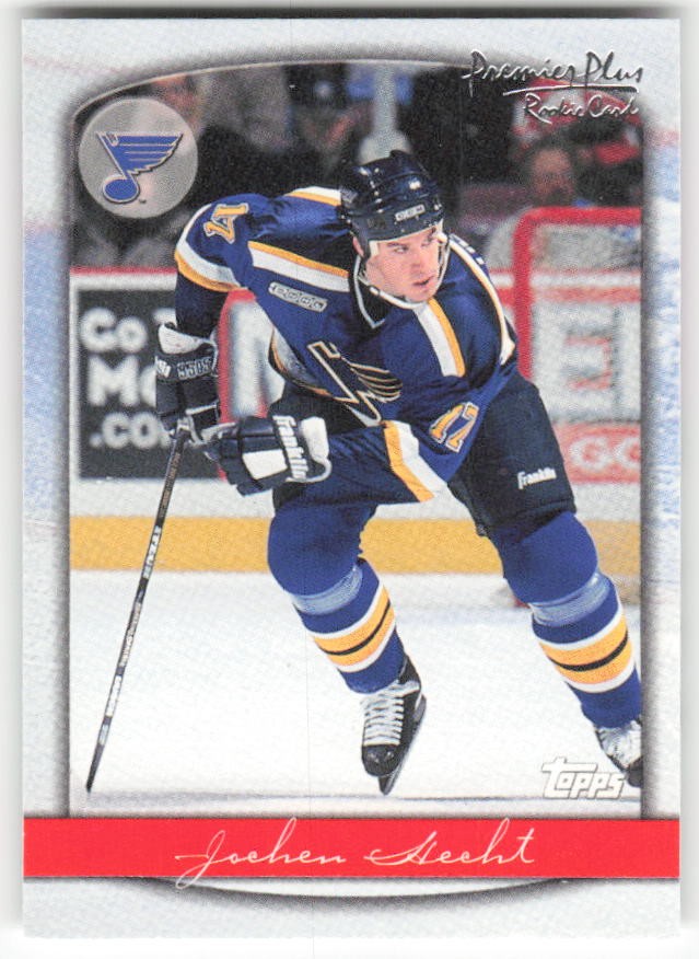 1999-00 Topps Premier Plus Jochen Hecht 116 St. Louis Blues NM