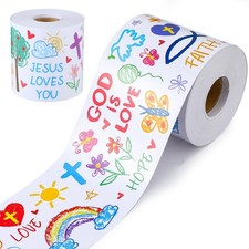 Supervitae 68.9 ft Christian Bulletin Board Border Set God is Love Kid-Drawn ...