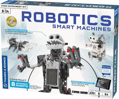 | Robotics Smart Machines | Robotics for Kids 8 and up | STEM Kit Builds 8 Robot