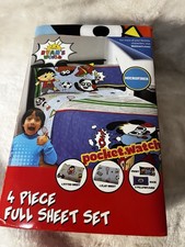 Ryan world Review 4 Piece Full Size Sheet Set-New