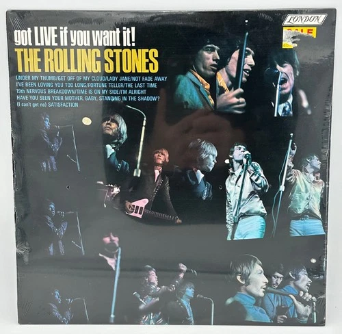 ROLLING STONES got LIVE if you want it! REMASTERED Still Sealed