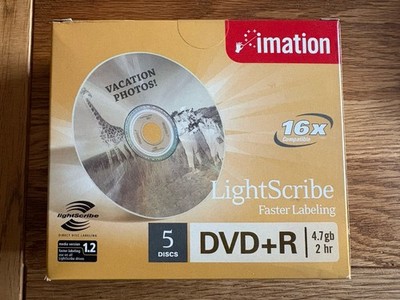 Imation LightScribe DVD +R 16X 4,7 gb - Neu OVP