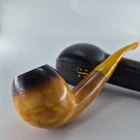 9mm filtered Lee Van Cleef meerschaum pipe handmade block meerschaum CPW Pipe z2