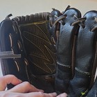 ST Purple Black Gray 9 Inch Leather Synthetic Right Baseball Softball Glove — photo 3