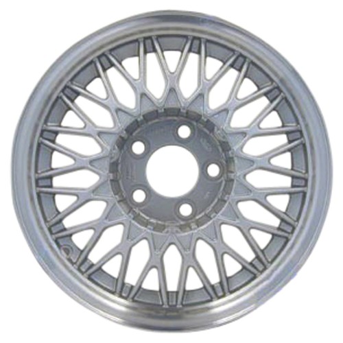 15x6.5 Snowflake Design Wheel Flange Cut Painted Medium Sparkle Silver ...