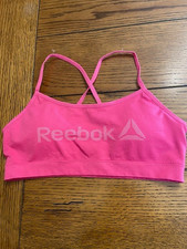 Reebok Girls Pink Seamless Bralette Underwear - Size XL  16 - 1 bralette - New