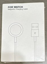 Magnetic Charging Cable White For Apple Watch Series SE/6/5/4/3