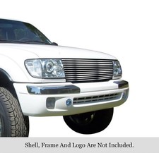 Aluminum Stainless Billet Grille Polish For 97-00 Toyota Tacoma Polished Chrome