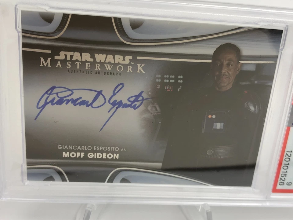 GIANCARLO ESPOSITO AUTO card STAR WARS MASTERWORK RARE/50 as MOFF GIDEON PSA 9 - Image 2 of 4