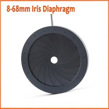 8-68mm Adjustable Optical Iris Diaphragm Aperture 18 Leaves for Camera Adapter