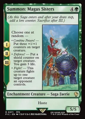 Summon: Magus Sisters 71 R Normal FIC MTG NM