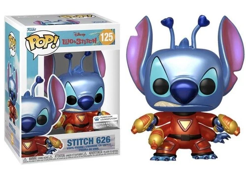 Funko Pop Lilo & Stitch 125 Loungefly Metallic Stitch 626