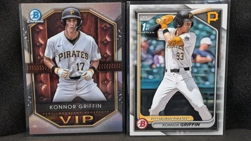 🔥 2024 1st  Bowman Draft Konnor Griffin 🔥 VIP Bonus Card 🔥
