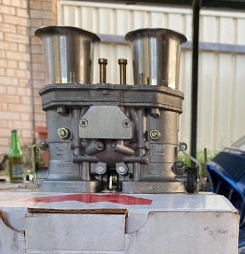 GENUINE Dual WEBER Carburettors - 44 IDF - LIKE NEW - located in AUSTRALIA - image 4 of 4