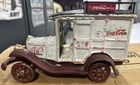 Vintage Coca-Cola Cast Iron Delivery Truck, Red & White—Rare w/ Crate. HEAVY!
