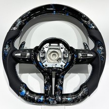 Real Carbon Fiber Led Steering Wheel For Bmw F01 F30 F34 F35 F06 M3 M4 M Sport