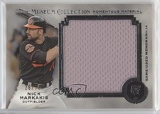 2013 Museum Collection Momentous Material Jumbo Relics 26/50 Nick Markakis 0oc8