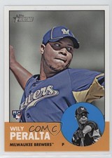 2012 Topps Heritage High Numbers Wily Peralta #H627 ms9