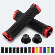 Bike Handlebar Grips Lock-On MTB BMX Bicycle Grips for Adults Ebike