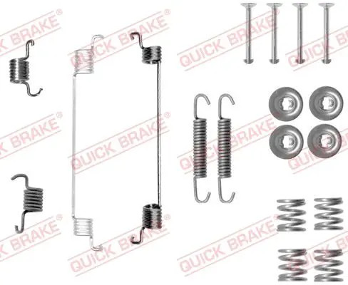 Kit di montaggio ganasce freno 105-0014 QUICK BRAKE per FIAT IDEA PANDA 500 C