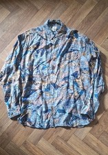 Mens Vintage 90s 80s In Design Concept Shirt Baggy Fit Size XL XXL Rare Print 