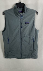 Patagonia Men's Gray Nano-Air Full Zip Lightweight Insulated Vest Sz S