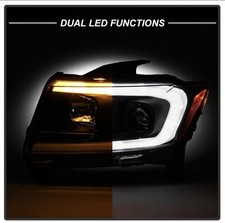 2011-2013 Jeep Grand Cherokee Switchback Led Drl Sequential Projector Headlights