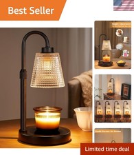 Candle Warmer Lamp with Timer, Dimmable Candle Warmer for Jar Candles, Height...