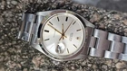 Vintage Rolex Oysterdate 6694 Silver Dial Men's Hand-Winding Watch 1981