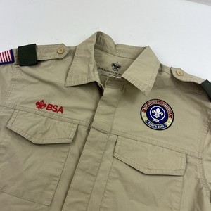 Boy Scouts of America Men’s Uniform Short Sleeve Shirt Size Small Vented BSA