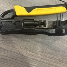Klein Tools VDV211-100 Extended Reach Coax Crimper RG59 RG6 RG6Q F RCA BNC