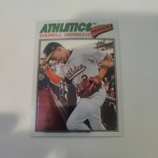 2026 Topps Heritage Chrome SP #66 Darell Hernaiz Oakland Athletics