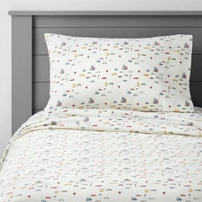 Queen City Cars Cotton Sheet Set - Pillowfort