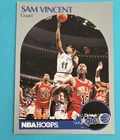 1990-91 Hoops #223 Sam Vincent  Michael Jordan 12 Jersey BASKETBALL Card 6E