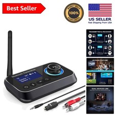 Bluetooth 5.3 3-in-1 Transmitter  Receiver for Dual Headphones - High Fidelity