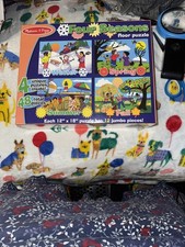 Melissa  Doug Four Seasons Floor Puzzles 48 Pieces total in all 4 puzzles New